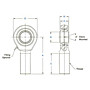 KM & KB, AM & AB Large Bore Dimensional Drawing