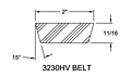 Belt - Models 23207, 23210 ,23220, 23230 Spring-Loaded Driver Pulleys