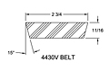 Belt - Models 24407, 24410, 24420, 24430 Spring-Loaded Driver Pulleys