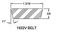 Belt - Model HM-3 Adjustable Driver Pulleys