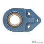 timken-flange-mounted-ball-bearing-unit-blue-poly-quiklean-3-bolt-BFBQK206-NLH-SUC206-insert-IP69K-F-seal-front