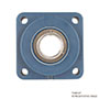 timken-flange-mounted-ball-bearing-unit-blue-poly-quiklean-4-bolt-BFQK206-NLH-SUC206-insert-IP69K-F-seal-front