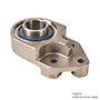 timken-flange-mounted-ball-bearing-unit-cast-stainless-3-bolt-SFBQK206-SUC206-insert-with-IP69K-F-seal-angle-view